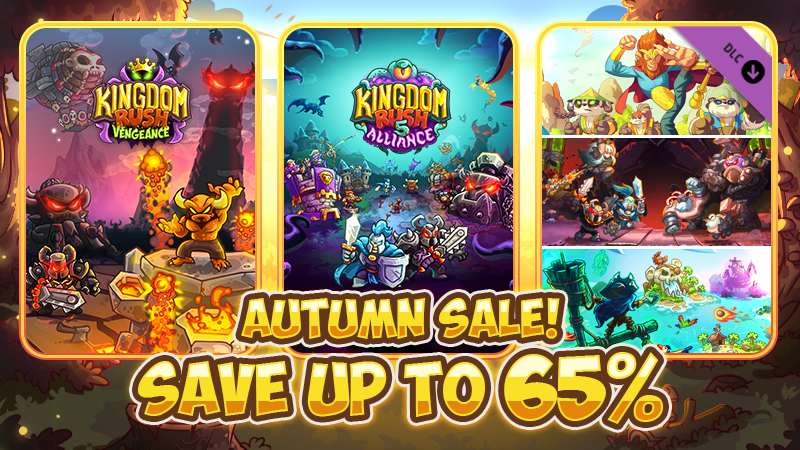 Kingdom Rush Frontiers New Release Announced with Up to 65% Off
