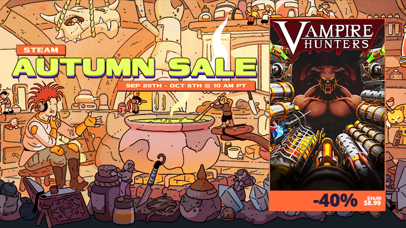 Vampire Hunters: New Release with 40% Discount and Fresh Content