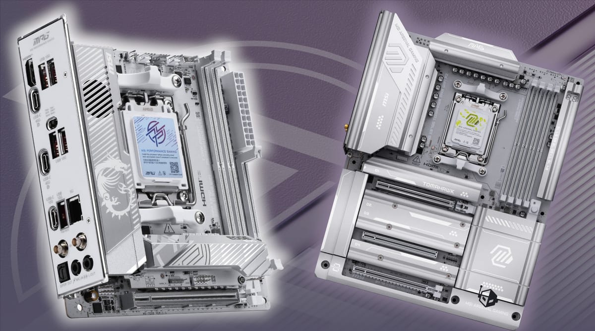 MSI Expands Its White AM5 Motherboard Lineup With ITX MPG X870I EDGE TI EVO & MAG X870E Tomahawk MAX PZ