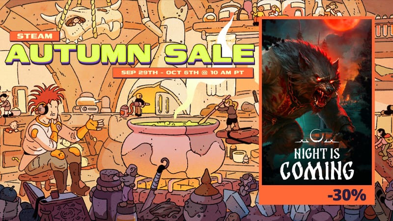 Night is Coming: New Release with Autumn-Themed Discounts