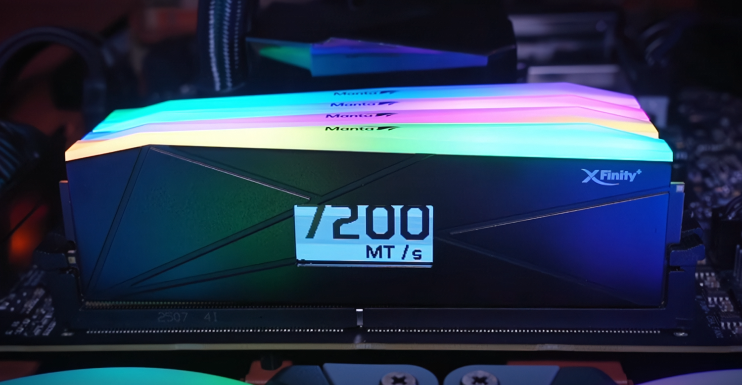 V-Color Unveils XFinity+ RAM: World's First DDR5 RAM with OLED Display, Speeds up to 9066 MT/s
