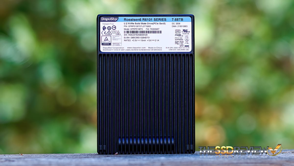 Dapustor Roealsen6 R6101 Gen5 7.68TB U.2 Enterprise SSD Review - Top 4K Steady-State Read IOPS Achieved at 3472K!