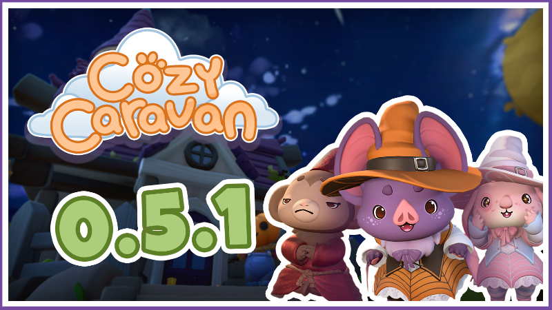 Cozy Caravan Releases Spooky Halloween Content with Mystical and Sorcery Outfits