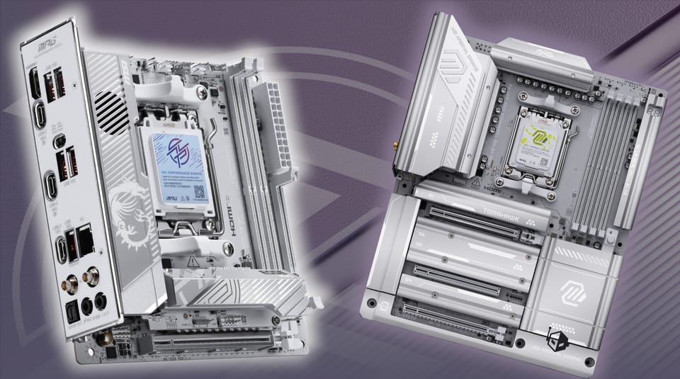 MSI Expands Its White AM5 Motherboard Lineup With ITX MPG X870I EDGE TI EVO & MAG X870E Tomahawk MAX PZ
